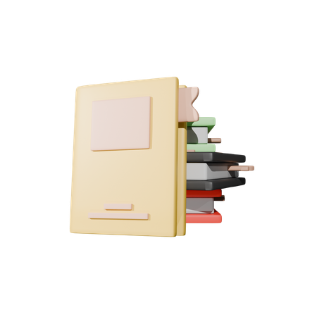 Bücher  3D Icon