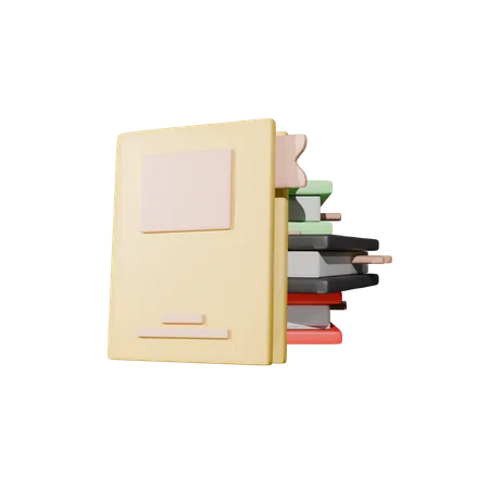 Bücher  3D Icon