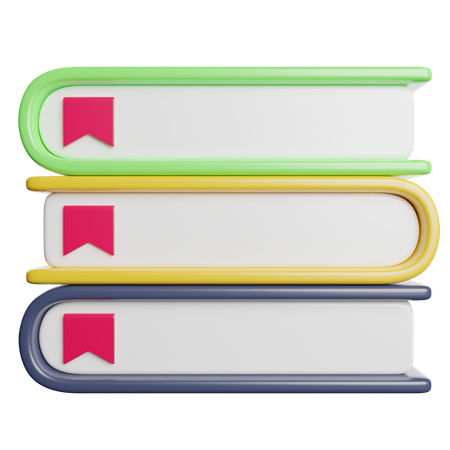 Bücher  3D Icon