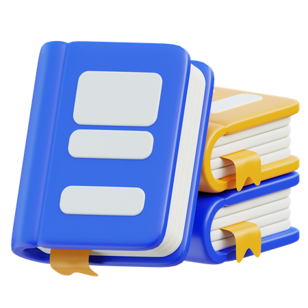 Bücher  3D Icon