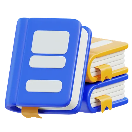 Bücher  3D Icon