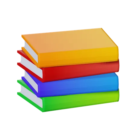 Bücher  3D Illustration