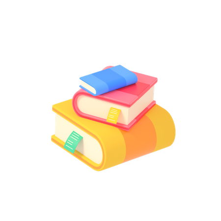 Bücher  3D Illustration