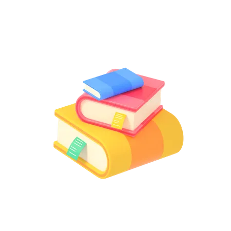 Bücher  3D Illustration