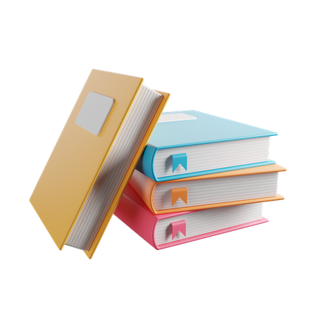 Bücher  3D Illustration