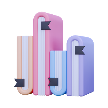 Bücher  3D Icon