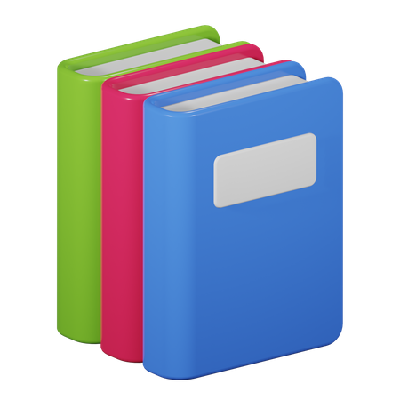 Bücher  3D Icon