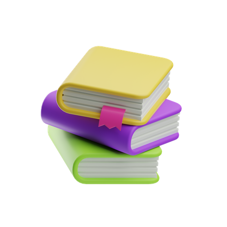 Bücher  3D Icon