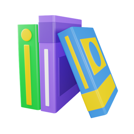 Bücher  3D Icon