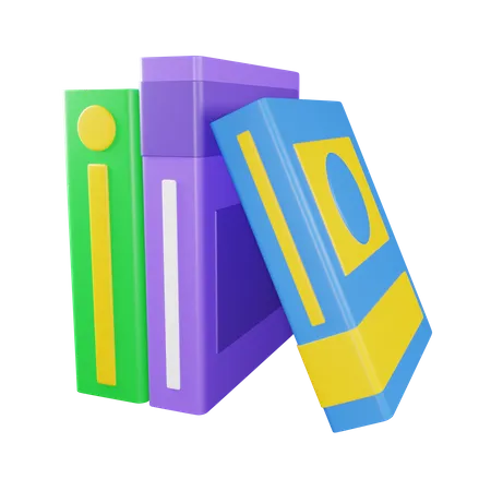 Bücher  3D Icon