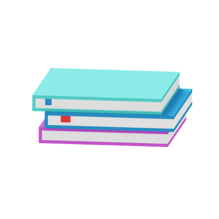 Bücher  3D Icon