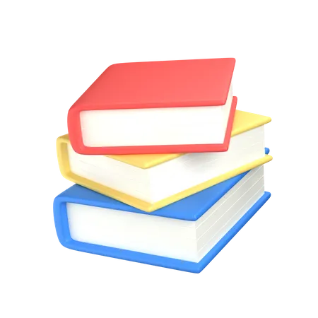 Bücher  3D Icon