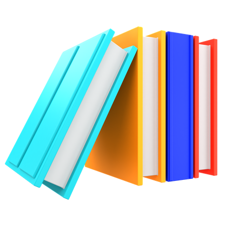 Bücher  3D Icon