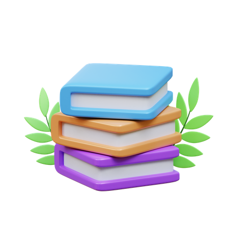 Bücher  3D Icon