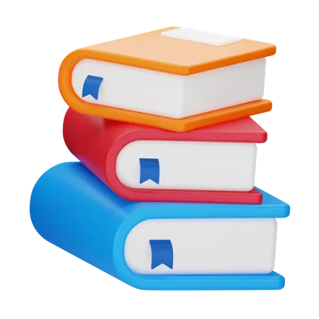 Bücher  3D Icon