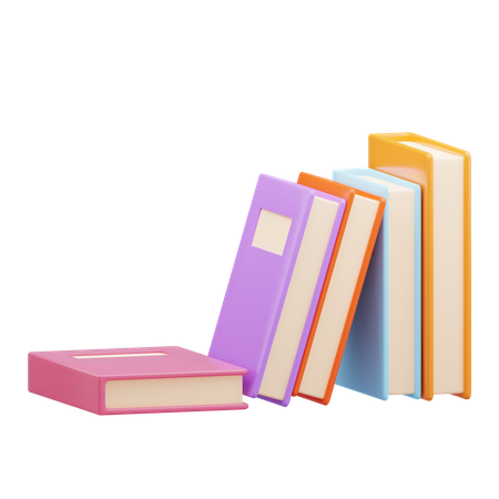 Bücher  3D Icon