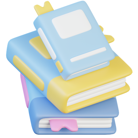 Bücher  3D Icon