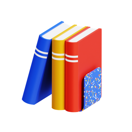 Bücher  3D Icon