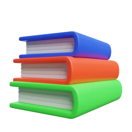 Bücher  3D Icon