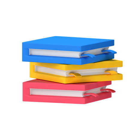 Bücher  3D Icon