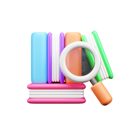 Bücher finden  3D Icon