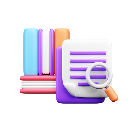 Bücher finden  3D Icon