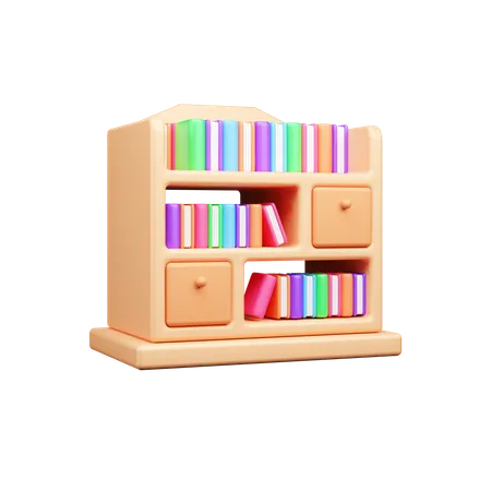 Bücher Fall  3D Icon