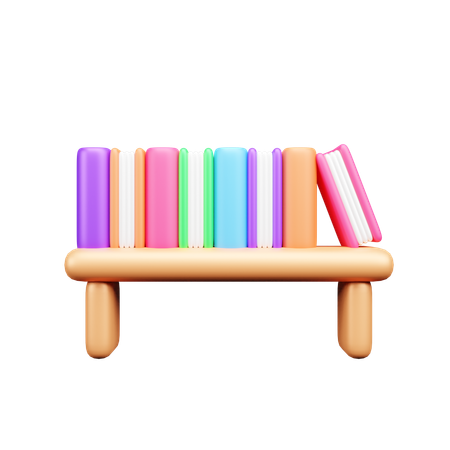 Bücher Fall  3D Icon