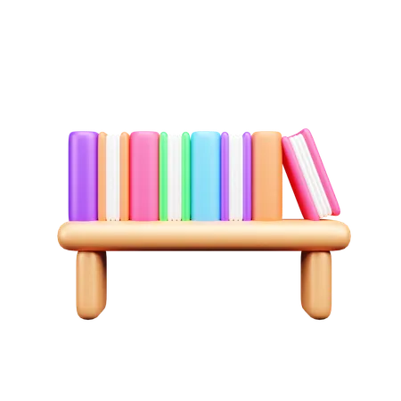 Bücher Fall  3D Icon