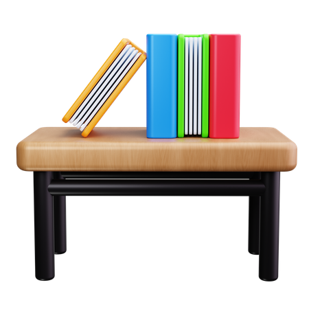 Bücherregal  3D Icon