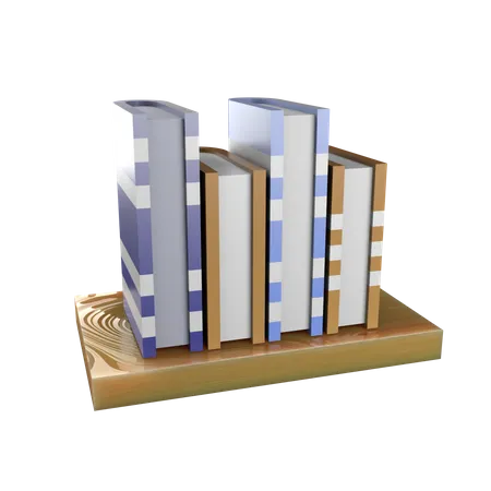 Bücherregal  3D Icon