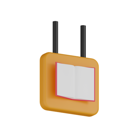 Bücherstand 3D Icon