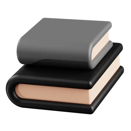 Bücherstapel  3D Icon