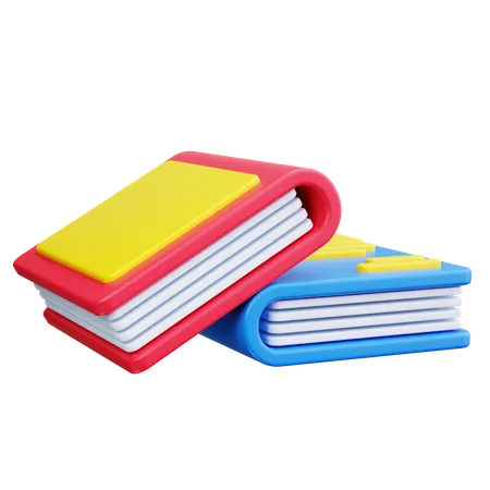 Bücherstapel  3D Icon