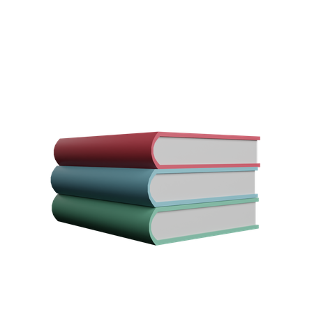 Bücher Stapel  3D Illustration