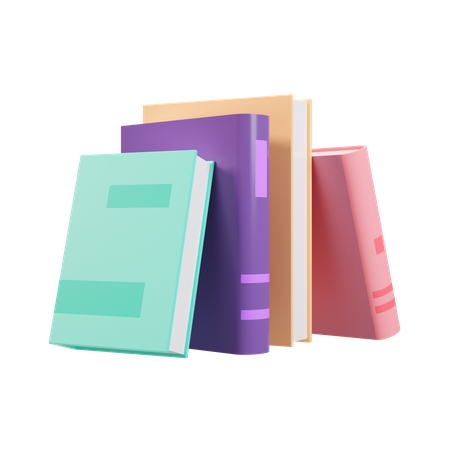 Stapel von Büchern  3D Illustration