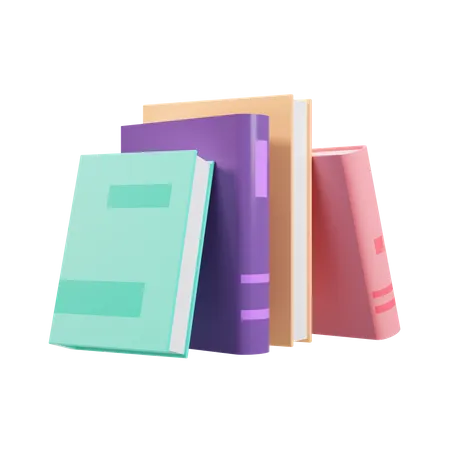 Stapel von Büchern  3D Illustration