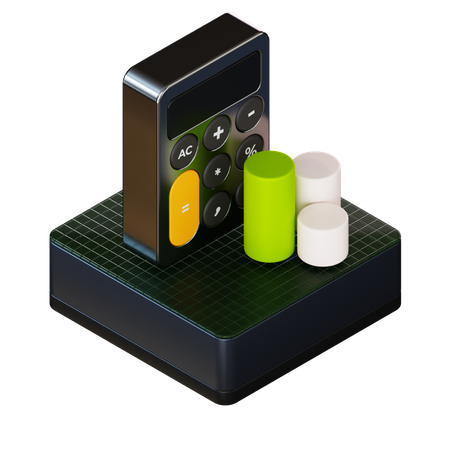 Buchhaltung  3D Icon