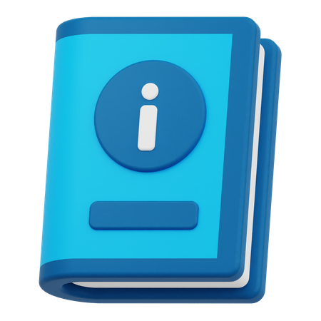 Buchinfo  3D Icon