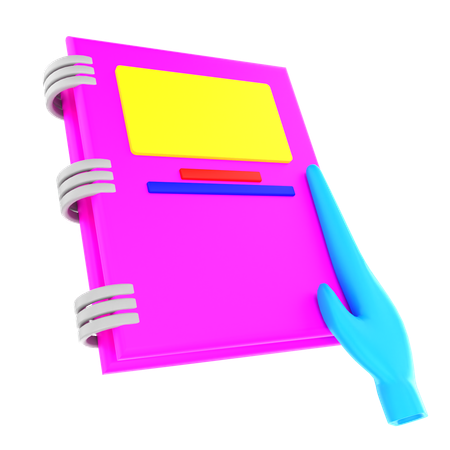 Buchleser  3D Icon