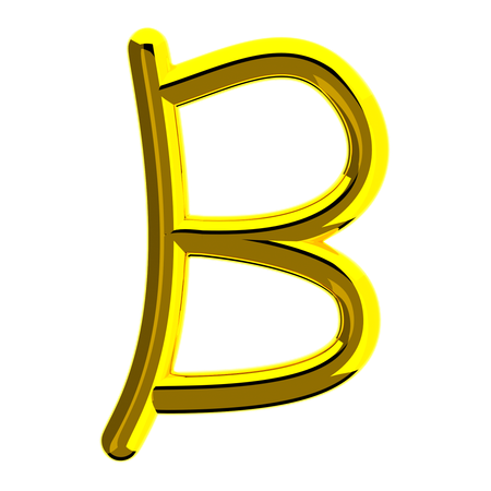 Buchstabe b  3D Icon