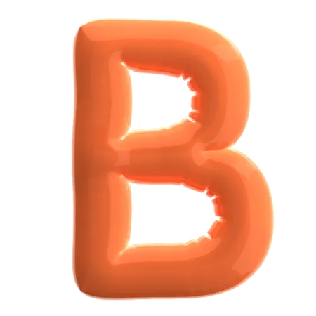 Buchstabe b  3D Icon