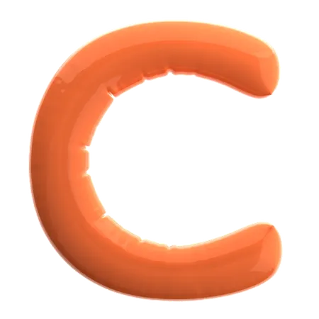 Buchstabe c  3D Icon