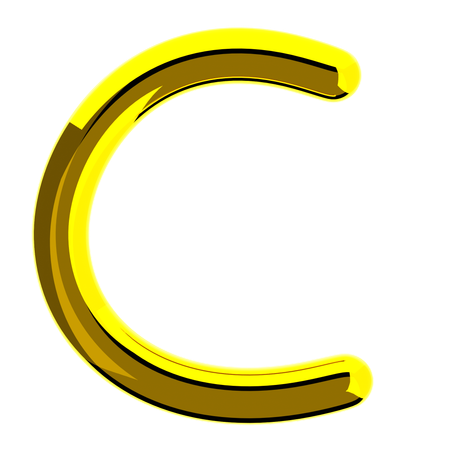 Buchstabe c  3D Icon