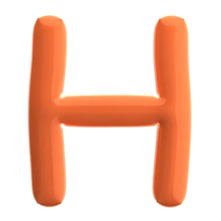 Buchstabe h  3D Icon