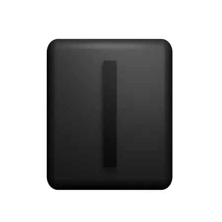 Ich Alphabet  3D Icon