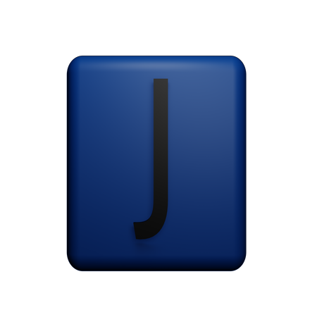 J-Alphabet  3D Icon