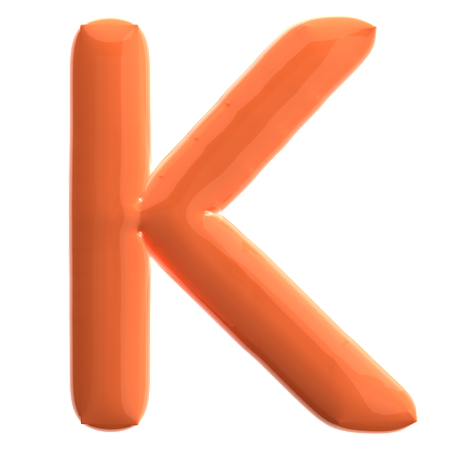 Buchstabe k  3D Icon