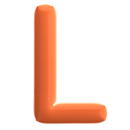 Buchstabe l  3D Icon