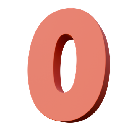 Buchstabe o  3D Icon